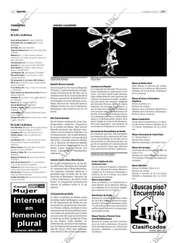 ABC SEVILLA 03-08-2003 página 42