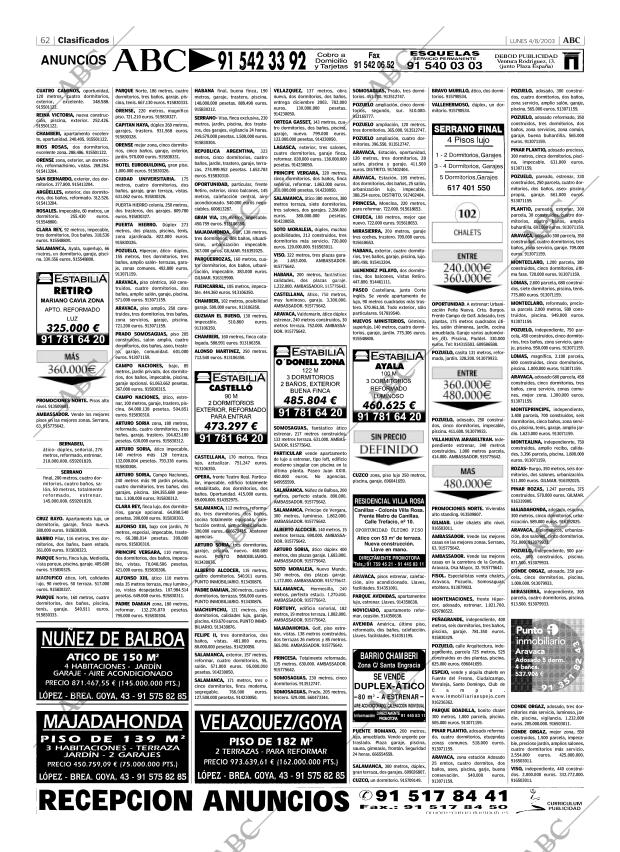 ABC MADRID 04-08-2003 página 62