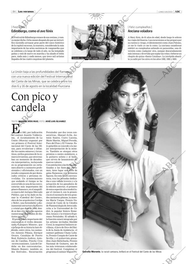 ABC MADRID 04-08-2003 página 84