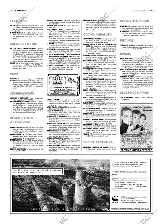 ABC SEVILLA 11-08-2003 página 54