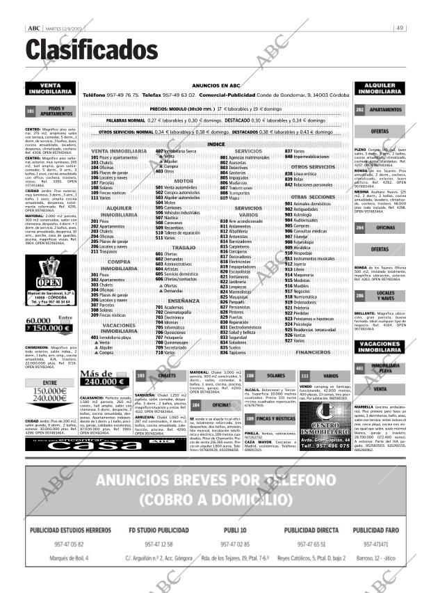 ABC CORDOBA 12-08-2003 página 49