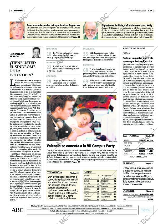 ABC CORDOBA 13-08-2003 página 2