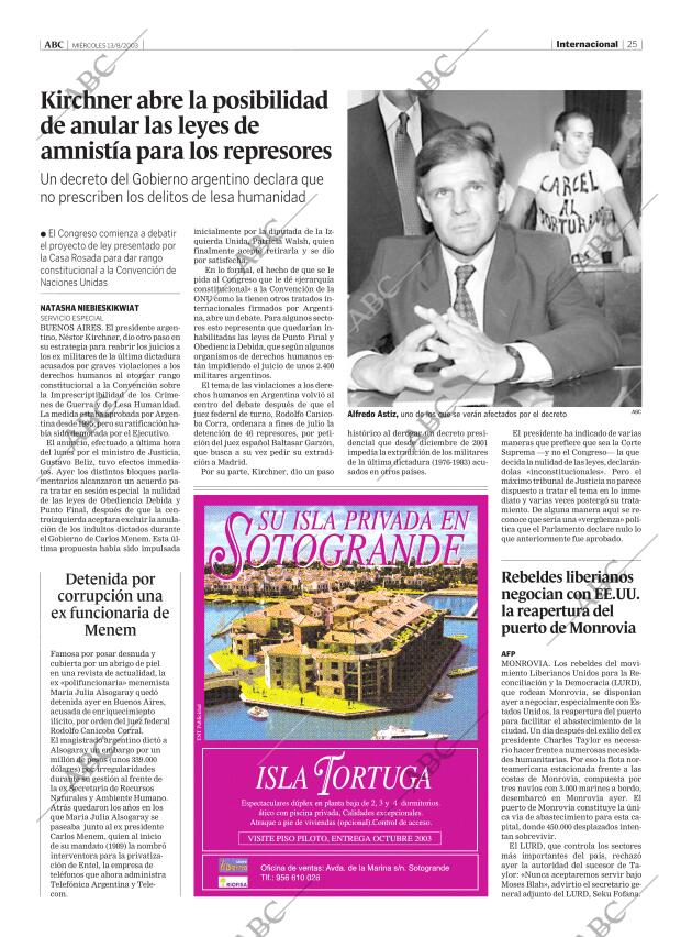 ABC CORDOBA 13-08-2003 página 25
