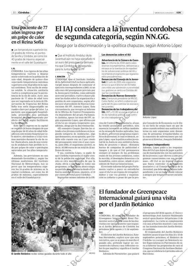 ABC CORDOBA 13-08-2003 página 30