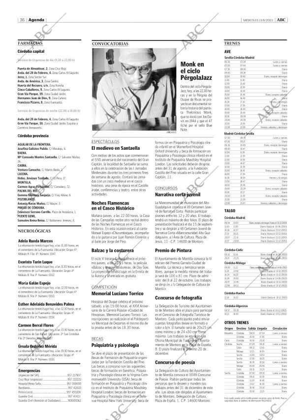 ABC CORDOBA 13-08-2003 página 36