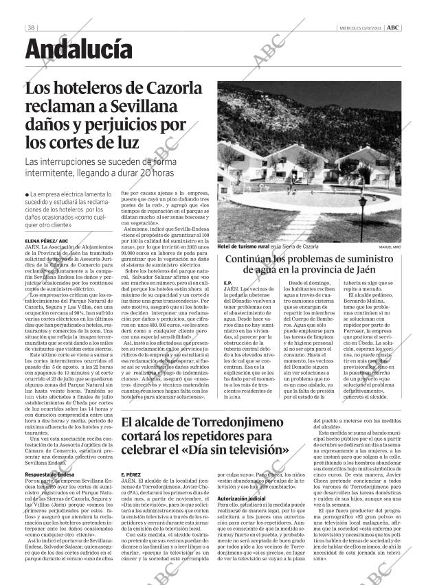 ABC CORDOBA 13-08-2003 página 38