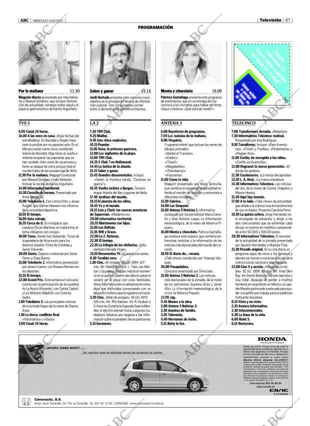 ABC CORDOBA 13-08-2003 página 87