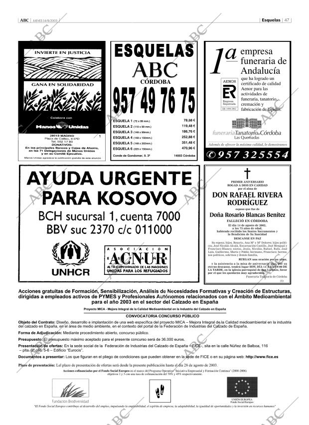 ABC CORDOBA 14-08-2003 página 47