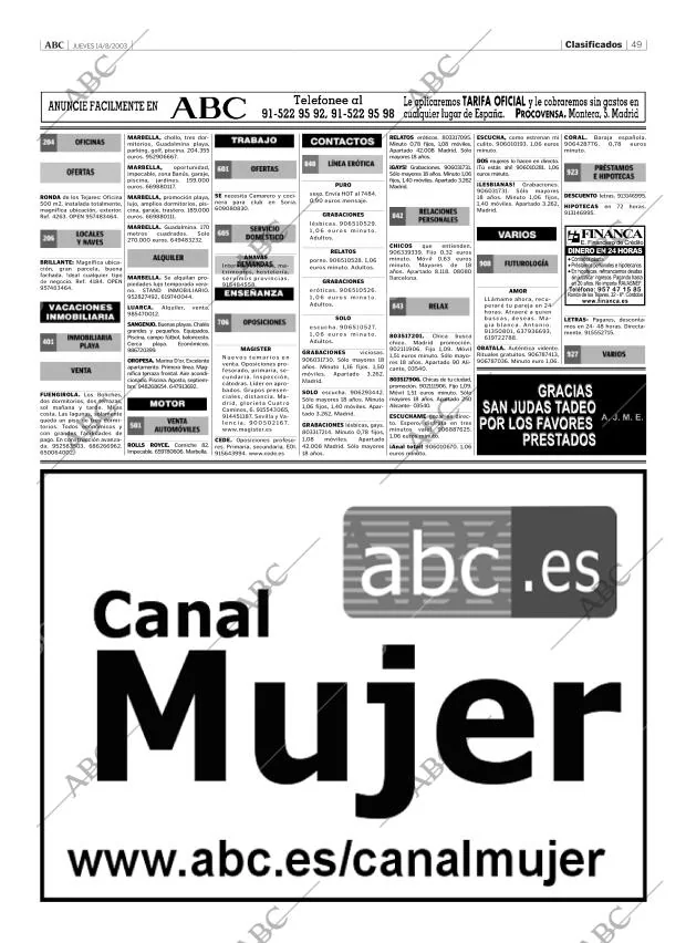 ABC CORDOBA 14-08-2003 página 49