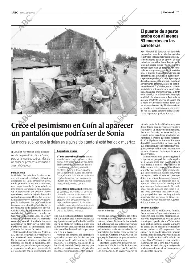 ABC CORDOBA 18-08-2003 página 17