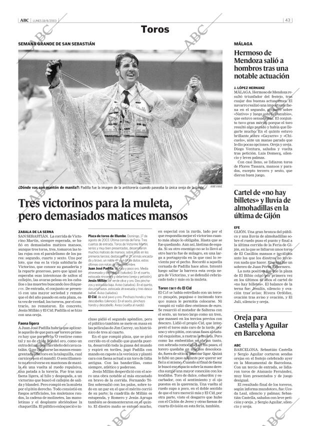 ABC MADRID 18-08-2003 página 43