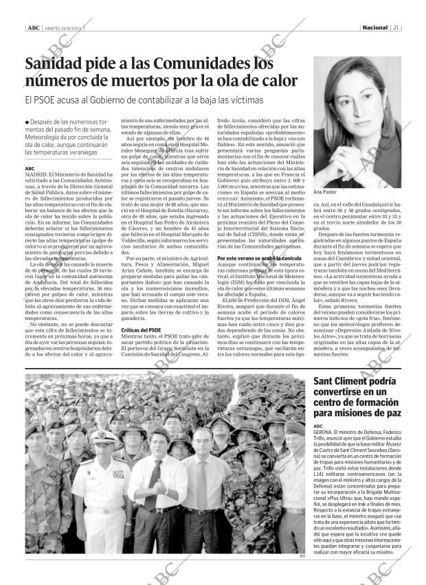 ABC MADRID 19-08-2003 página 21