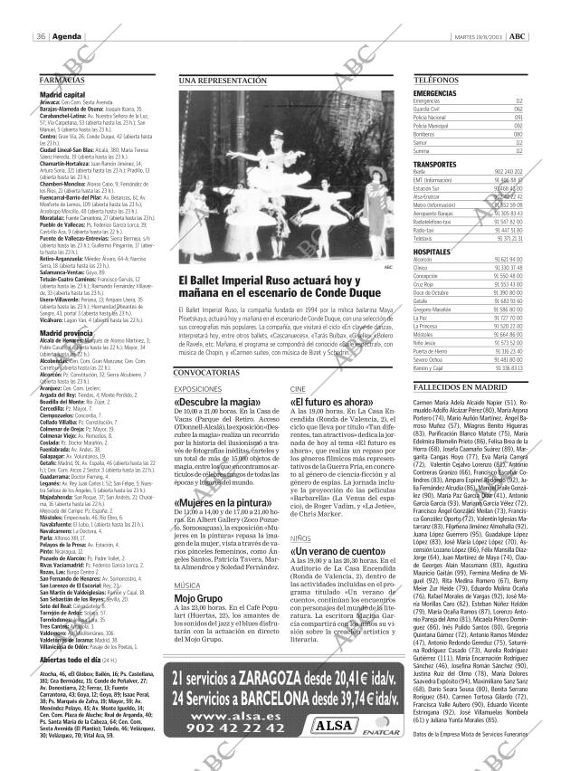 ABC MADRID 19-08-2003 página 36
