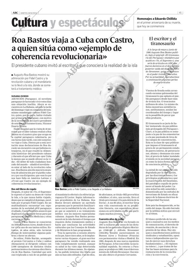 ABC MADRID 19-08-2003 página 41