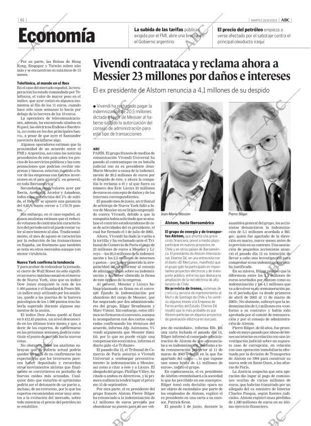 ABC MADRID 19-08-2003 página 61