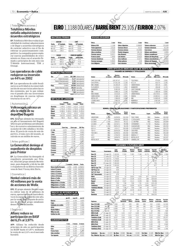 ABC MADRID 19-08-2003 página 70