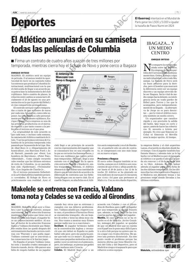 ABC MADRID 19-08-2003 página 71