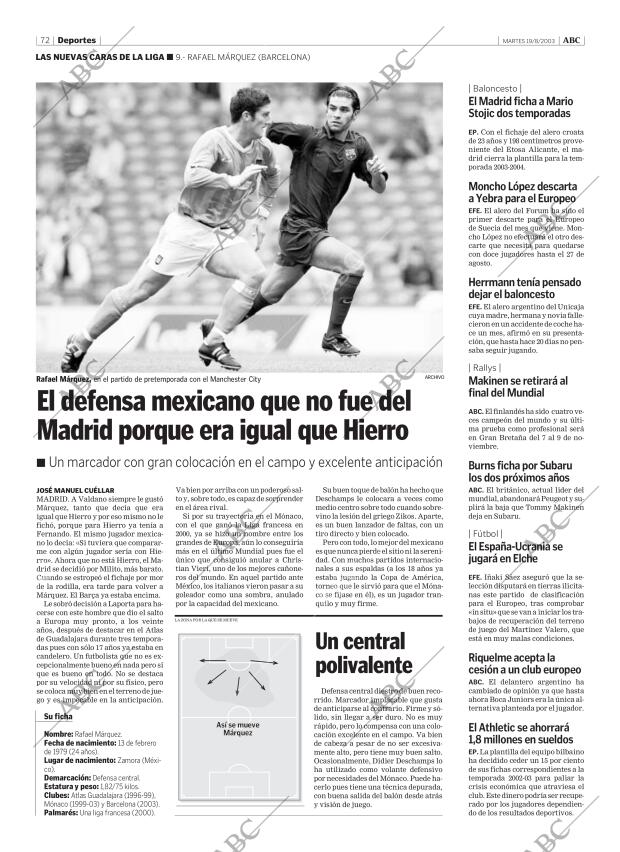 ABC MADRID 19-08-2003 página 72
