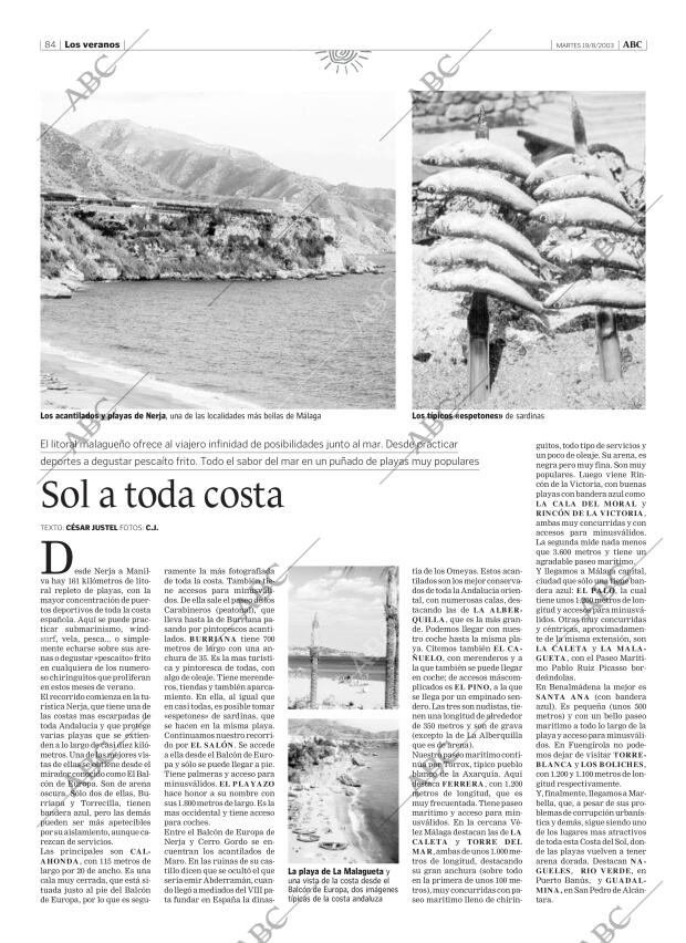 ABC MADRID 19-08-2003 página 84