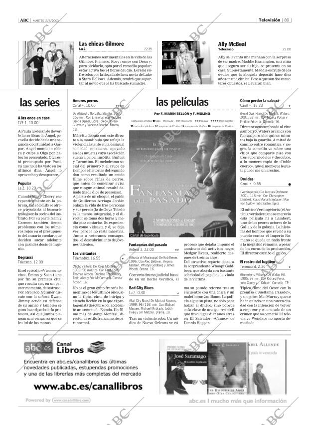 ABC MADRID 19-08-2003 página 89