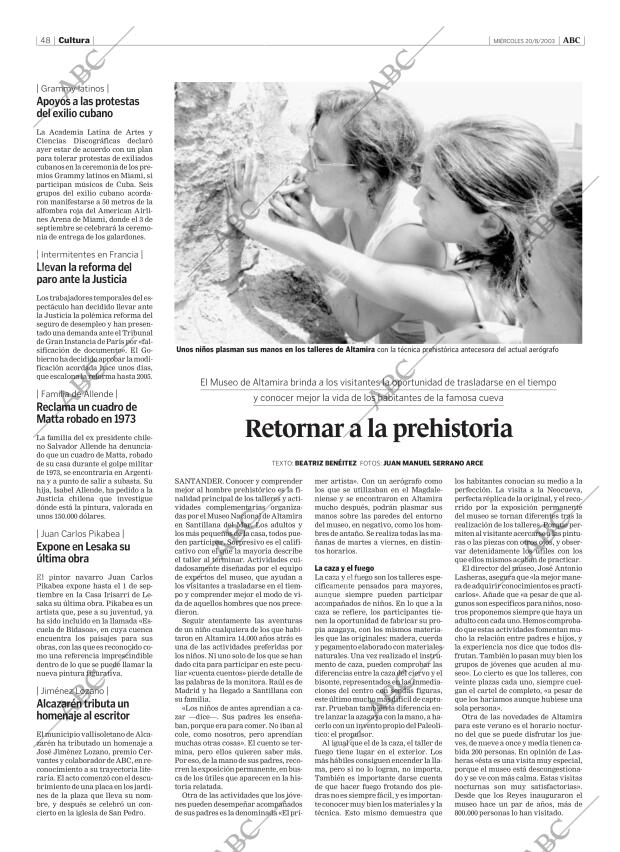 ABC MADRID 20-08-2003 página 48