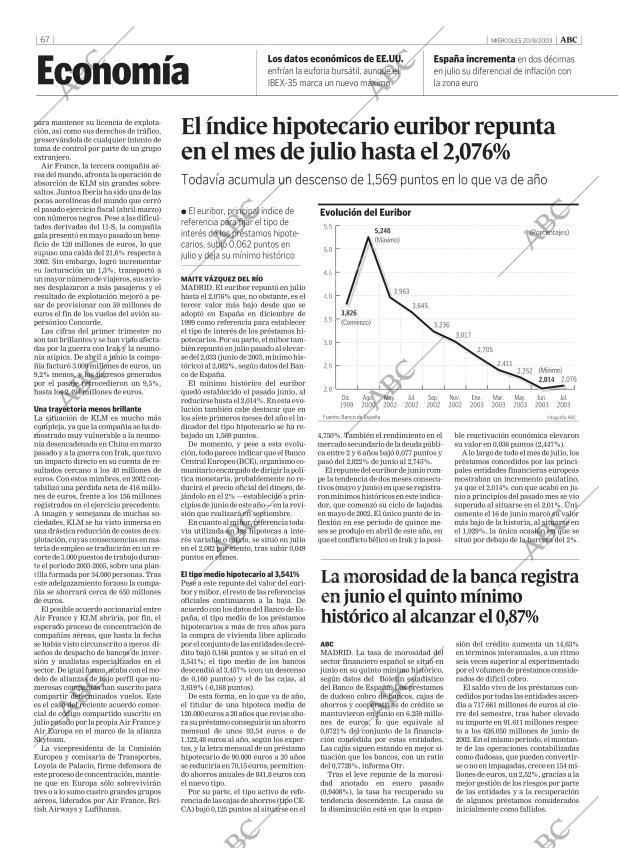 ABC MADRID 20-08-2003 página 67