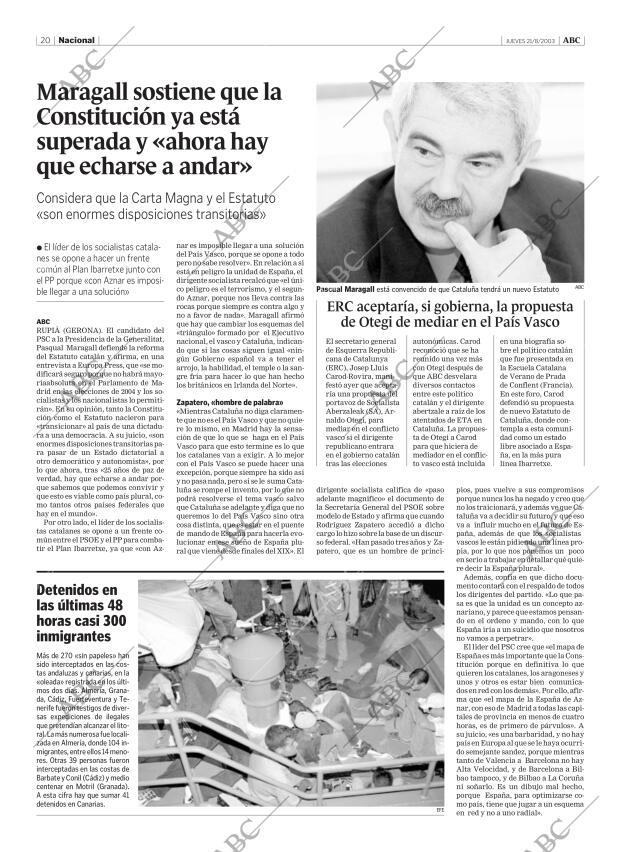 ABC CORDOBA 21-08-2003 página 20