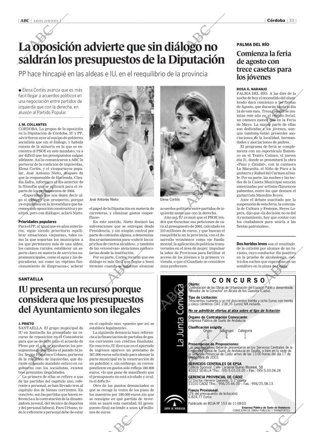 ABC CORDOBA 21-08-2003 página 33