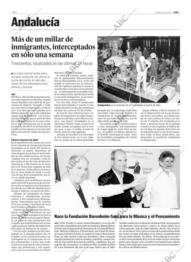 ABC CORDOBA 21-08-2003 página 40