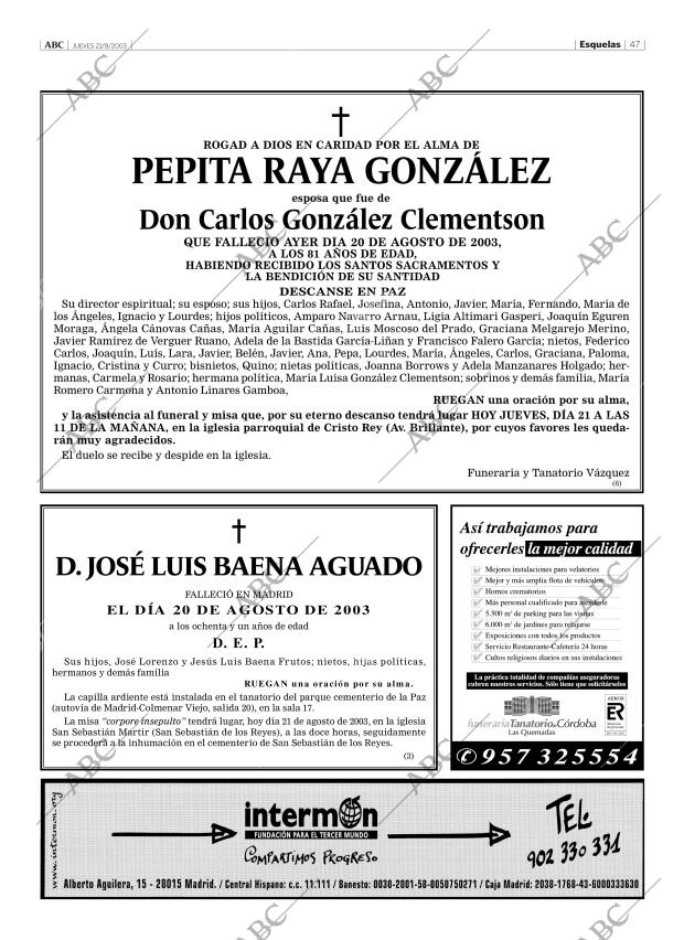 ABC CORDOBA 21-08-2003 página 47