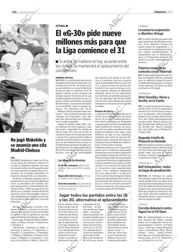 ABC CORDOBA 21-08-2003 página 63