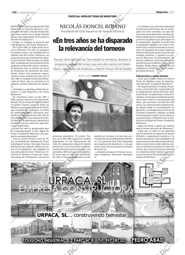ABC CORDOBA 21-08-2003 página 67