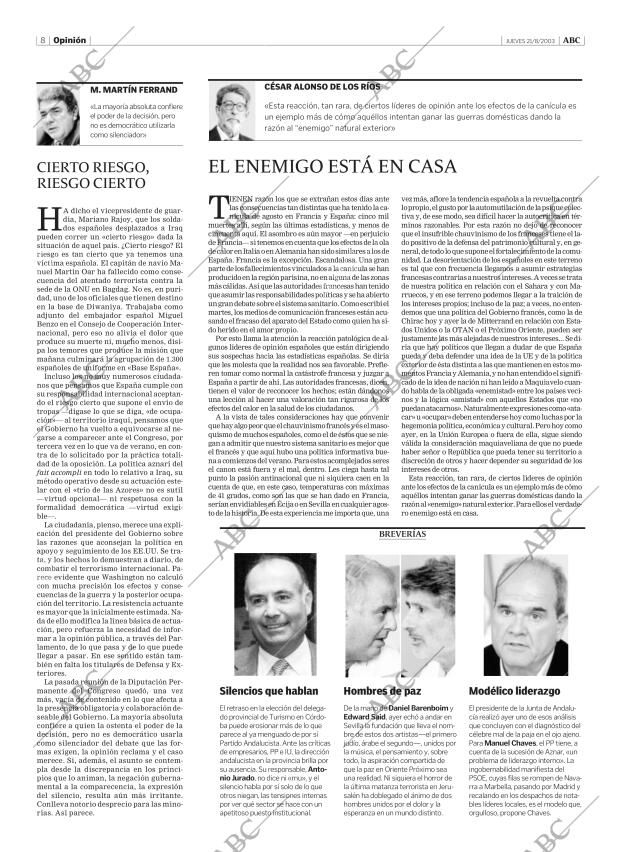ABC CORDOBA 21-08-2003 página 8