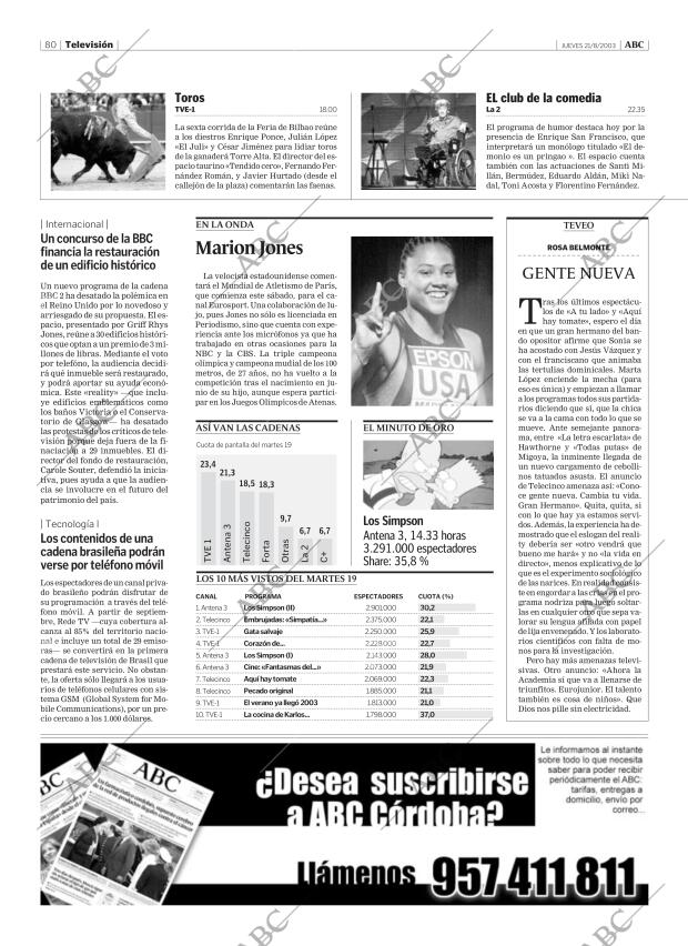 ABC CORDOBA 21-08-2003 página 80