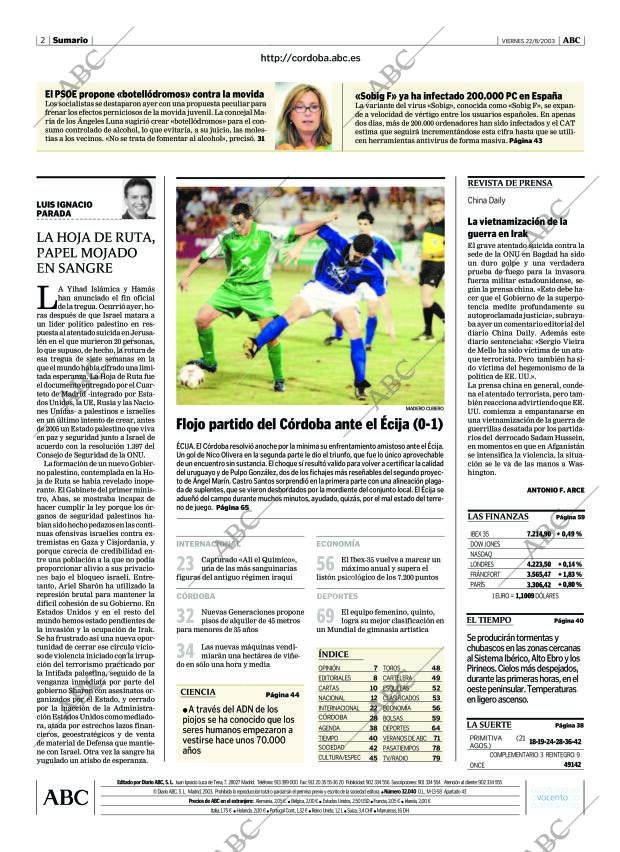 ABC CORDOBA 22-08-2003 página 2