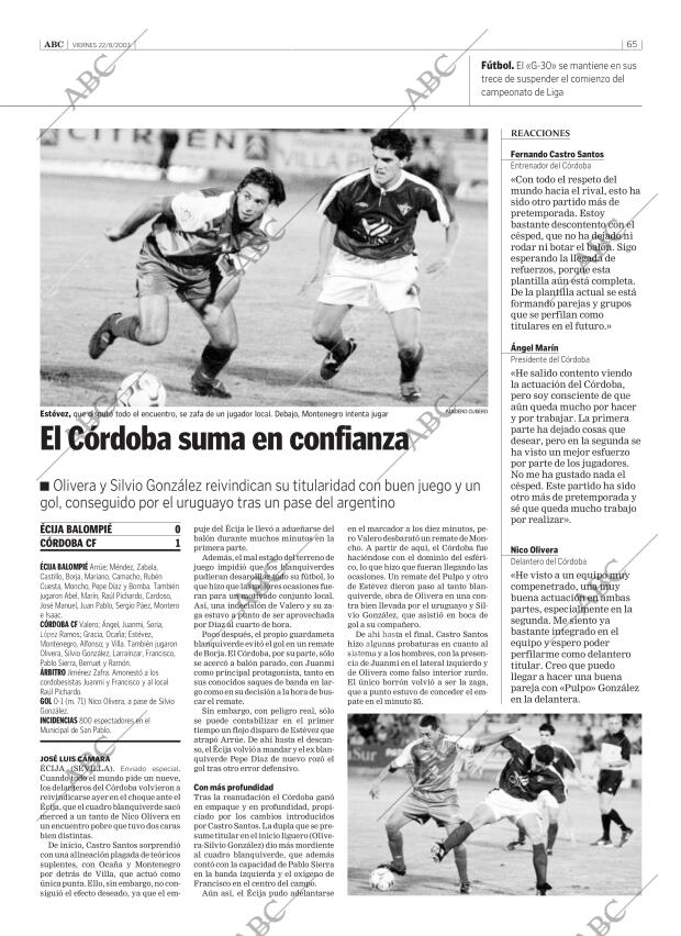 ABC CORDOBA 22-08-2003 página 65