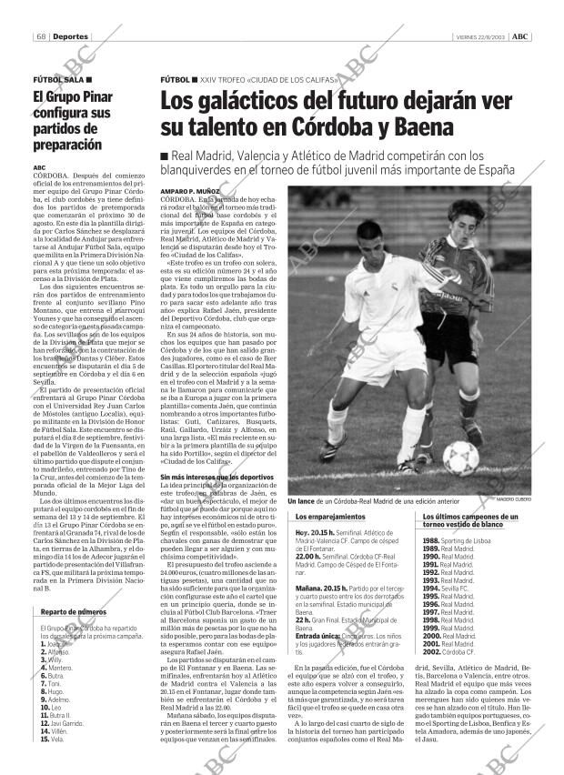 ABC CORDOBA 22-08-2003 página 68