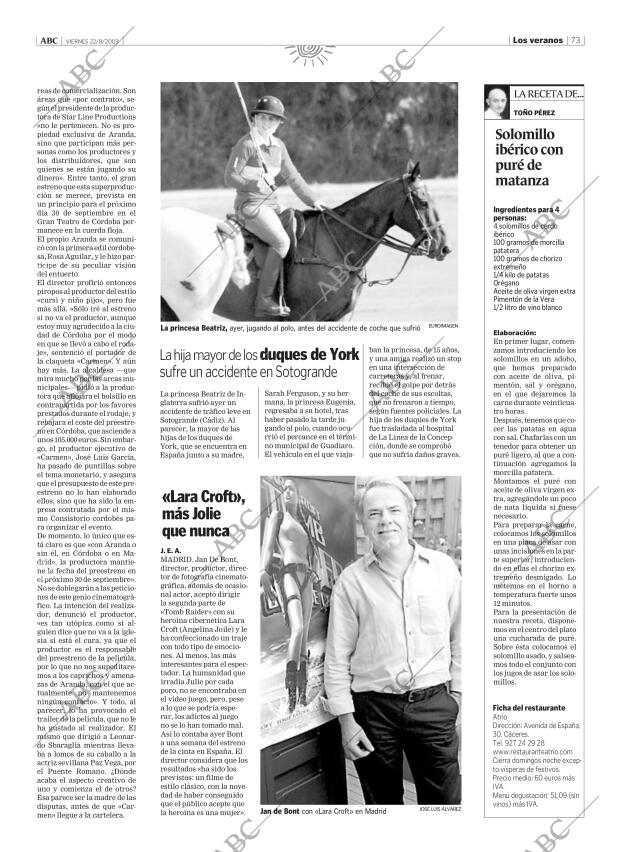 ABC CORDOBA 22-08-2003 página 73