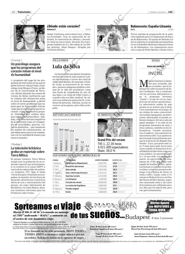 ABC CORDOBA 22-08-2003 página 80