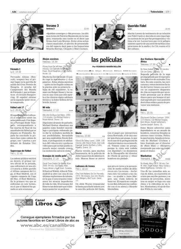 ABC MADRID 24-08-2003 página 109