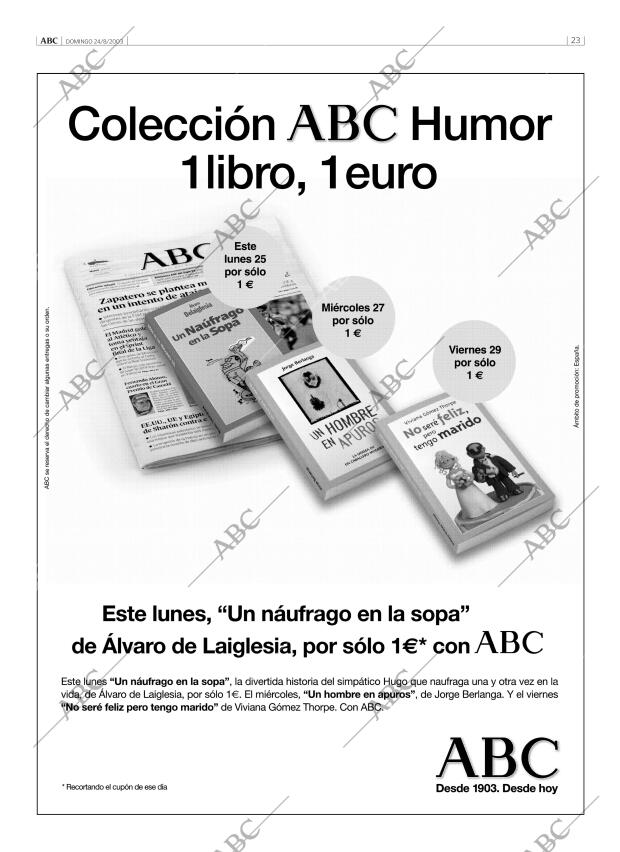 ABC MADRID 24-08-2003 página 23