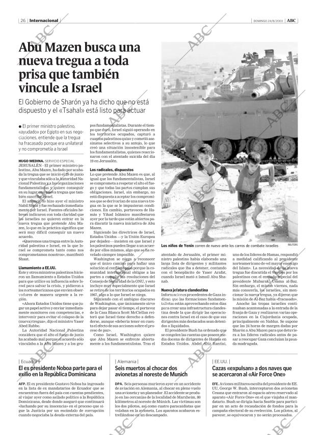 ABC MADRID 24-08-2003 página 26