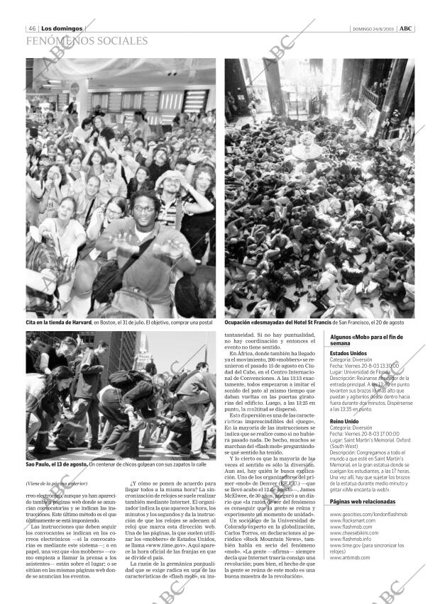 ABC MADRID 24-08-2003 página 46