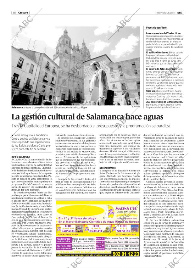 ABC MADRID 24-08-2003 página 58