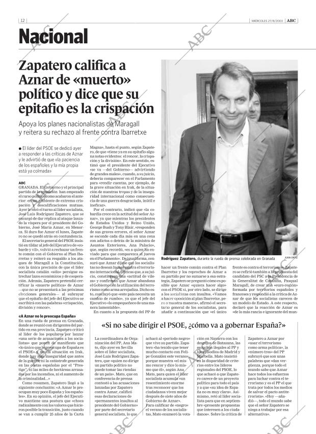 ABC CORDOBA 27-08-2003 página 12