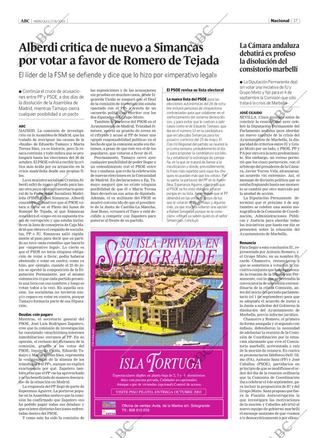 ABC CORDOBA 27-08-2003 página 17
