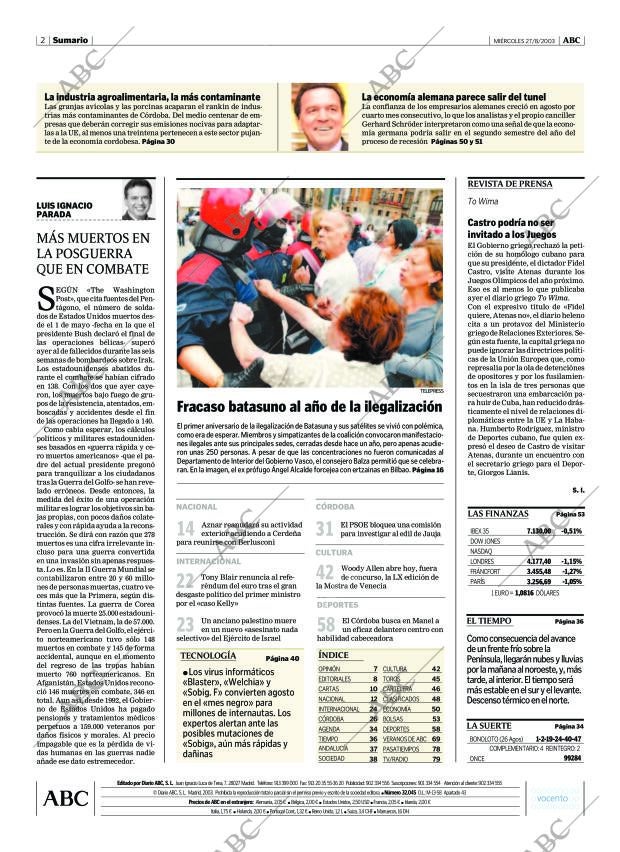 ABC CORDOBA 27-08-2003 página 2