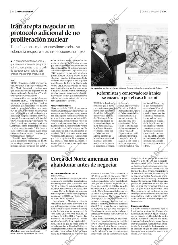 ABC CORDOBA 27-08-2003 página 24