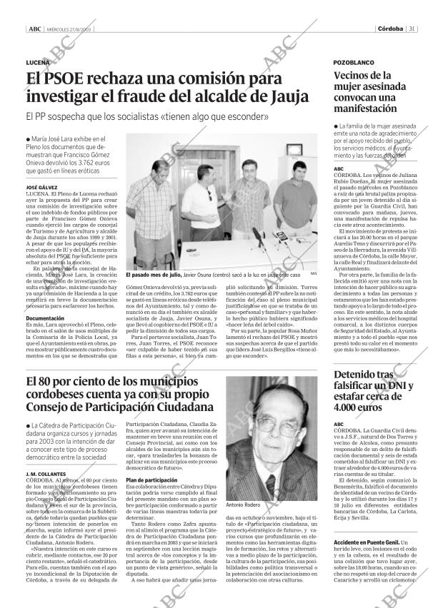 ABC CORDOBA 27-08-2003 página 31