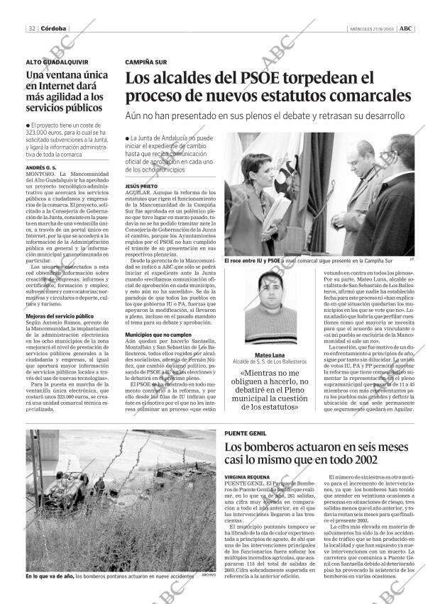 ABC CORDOBA 27-08-2003 página 32
